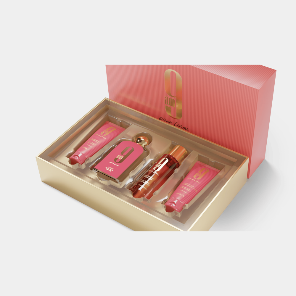 Bộ Quà Tặng Afnan 9 Am Pour Femme